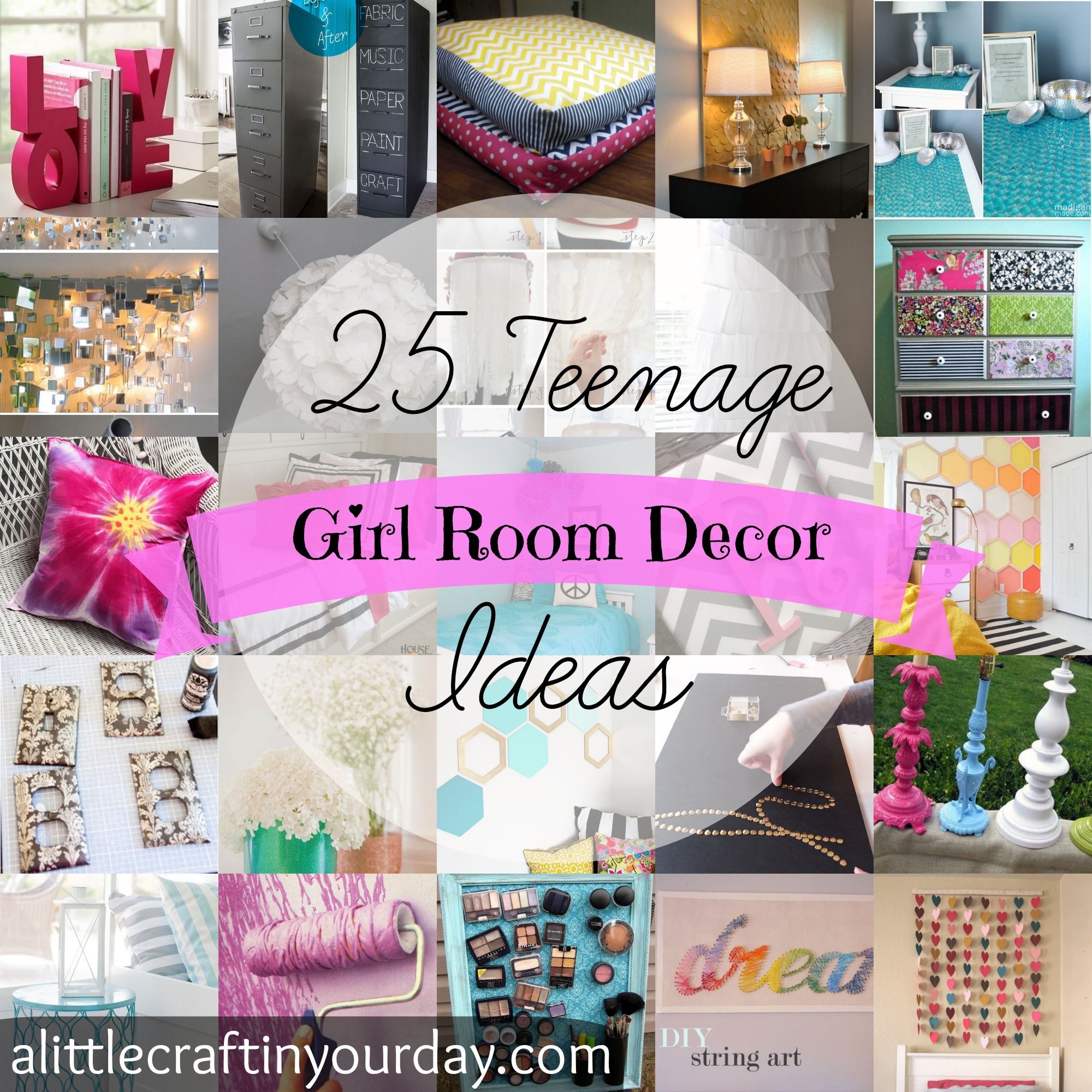 25 Teenage Girl Room Decor Ideas Dekor Dekorasyon Fikirleri