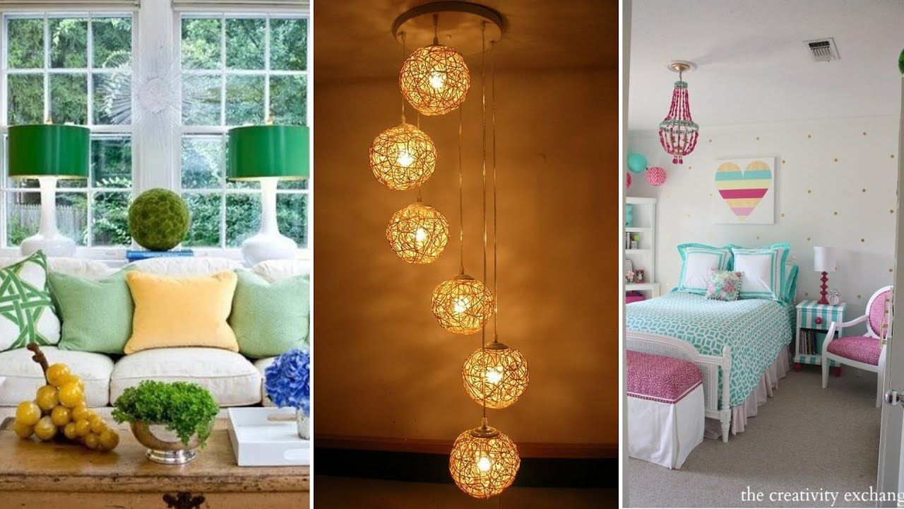 Diy Room Decor 10 Easy Crafts Ideas At Home Youtube Diy And