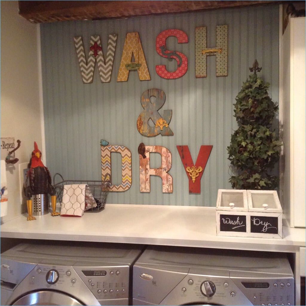 Here Are Brilliant Ways To Decorate The Vintage Laundry Sign Decor