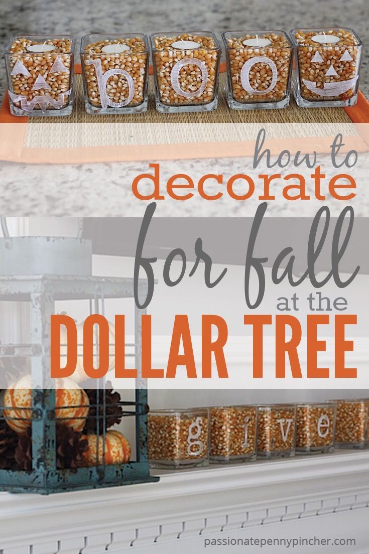 Dollar Tree Fall Decor Ideas