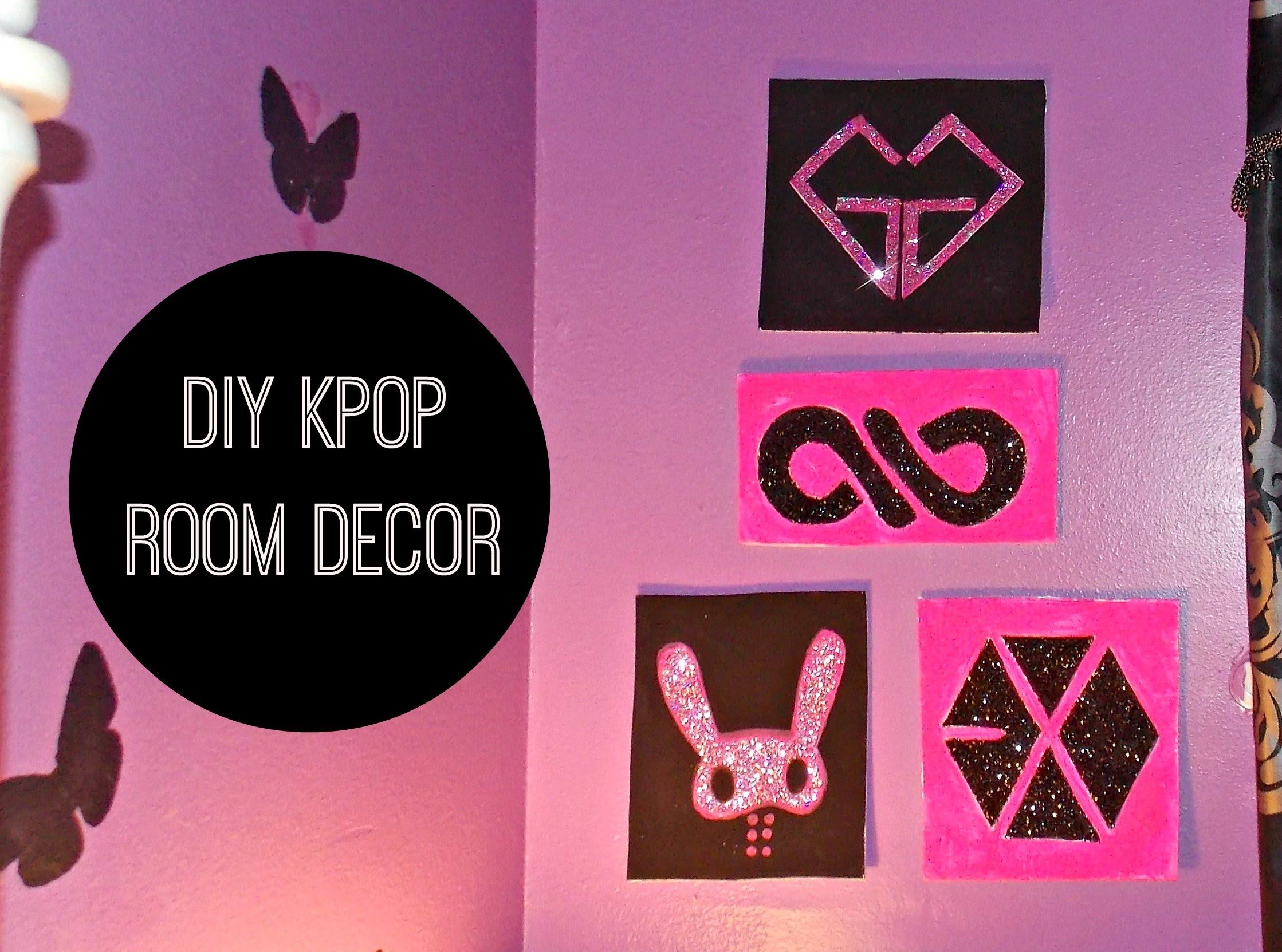 Diy K Pop Room Decor Prettyprincejin Kpop Diy Diy Room Decor