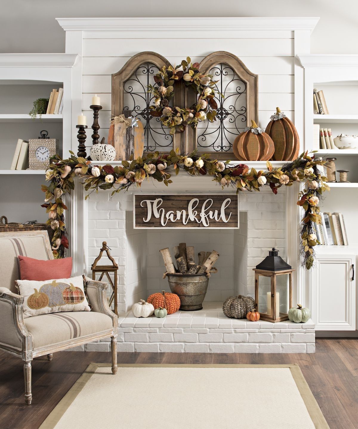 Living Room Fall Decor Ideas